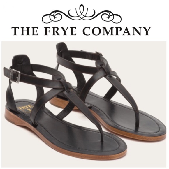 frye flat sandals